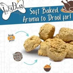The Lazy Dog Cookie Co. Leftover Turkey Sandwich Turkey & Sweet Potato Treats For Dogs (5 oz)