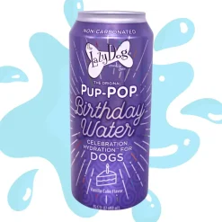 The Lazy Dog Cookie Co. Pup-Pop Birthday Water Vanilla Cake Flavor Dog Treat, 15.5-oz