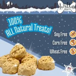 The Lazy Dog Cookie Co. Winter Warmer Mulled Vanilla Maple Soft-Baked Treats for Dogs, 5-oz