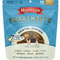 The Missing Link Smartmouth Dental Chews For Small & Medium Dogs