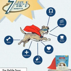 The Missing Link Smartmouth Dental Chews For Petite & Extra Small Dogs (28 count)