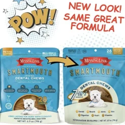 The Missing Link Smartmouth Dental Chews For Petite & Extra Small Dogs (28 count)