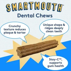 The Missing Link Smartmouth Dental Chews For Large & Extra Large Dogs (28 count)
