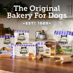 Three Dog Bakery Lick'n Crunch Vanilla & Peanut Butter Cookie Dog Treats (26 oz)