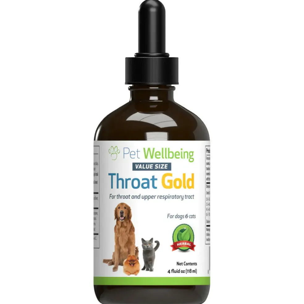 Throat Gold -Soothes Throat Irritation in Cats (4 oz)