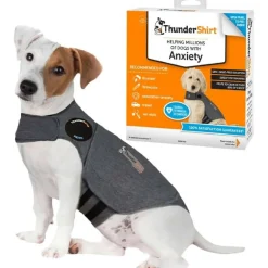 ThunderShirt Anxiety Solution for Small Dogs 15-25 lbs (Gray)