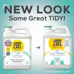Tidy Cats Low Dust Clumping Cat Litter Lightweight Free & Clean Unscented Multi Cat Litter