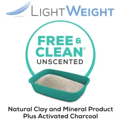 Tidy Cats Low Dust Clumping Cat Litter Lightweight Free & Clean Unscented Multi Cat Litter