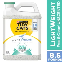 Tidy Cats Low Dust Clumping Cat Litter Lightweight Free & Clean Unscented Multi Cat Litter