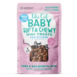 Tiki Cat Baby Tuna & Salmon Soft & Chewy Mini Treats for Kittens (2 oz)