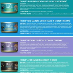 Tiki Cat Chicken Craves Favorites Grain-Free Wet Food For Cats -Mega Pack (2.8 oz x 24 cans)