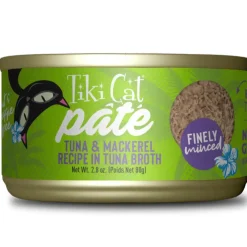 Tiki Cat Luau Ahi Tuna & Mackerel Pate (2.8 oz x 12 cans)