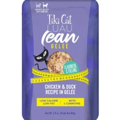Tiki Cat Luau Lean Gelee Chicken and Duck Grain-Free Wet Food For Cats (2.8 oz x 12 Pouches)