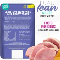 Tiki Cat Luau Lean Gelee Chicken and Duck Grain-Free Wet Food For Cats (2.8 oz x 12 Pouches)