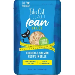 Tiki Cat Luau Lean Gelee Chicken and Salmon Grain-Free Wet Food For Cats (2.8 oz x 12 Pouches)