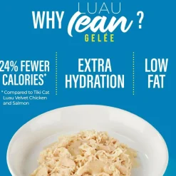 Tiki Cat Luau Lean Gelee Chicken and Salmon Grain-Free Wet Food For Cats (2.8 oz x 12 Pouches)