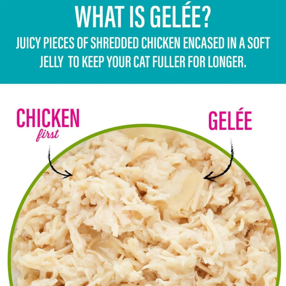 Tiki Cat Luau Lean Gelee Chicken Grain-Free Wet Food For Cats (2.8 oz x 12 Pouches)