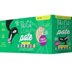 Tiki Cat Luau Pate Grain-Free Wet Food for Cats -Variety Pack (2.8 oz x 12 cans)