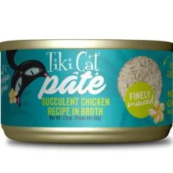 Tiki Cat Luau Succulent Chicken Pate Grain-Free Wet Food for Cats (2.8 oz x 12 cans)