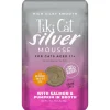 Tiki Cat Senior Salmon Velvet Mousse Grain-Free Wet Food For Senior Cats (2.8 oz x 12 pouches)