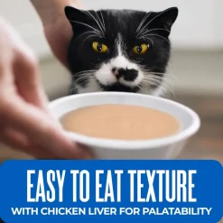 Tiki Cat Silver Comfort Chicken, Chicken Liver & Pumpkin Recipe in Broth Low Phosphorus Puree for Cats Age 11+ (6 oz x 6 pouches)