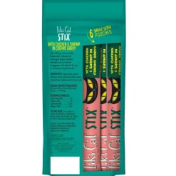 Tiki Cat Stix Chicken & Shrimp in Creamy Gravy Grain-Free Wet Treats For Cats (0.5 oz x 6 tubes)