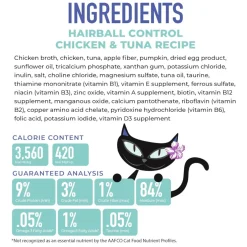 Tiki Cat Velvet Mousse Hairball Control Chicken & Tuna Recipe Wet Cat Food (2.8 oz x 12 pouches)