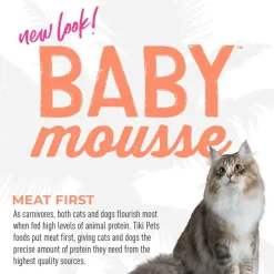 Tiki Cat Velvet Mousse Kitten Salmon Grain-Free Wet Food for Cats (2.4 oz x 12 pouches)