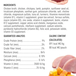 Tiki Dog Senior Mousse Grain-Free Chicken, Lamb & Pumpkin in Broth Wet Dog Food, 3.5-oz pouch, case of 12