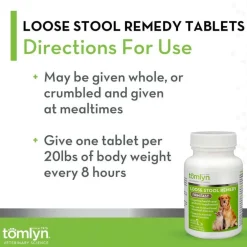 Tomlyn Firm Fast Loose Stool Remedy for Dogs & Cats (10 tablets)