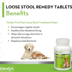 Tomlyn Firm Fast Loose Stool Remedy for Dogs & Cats (10 tablets)