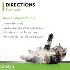 Tomlyn Laxatone Hairball Remedy Gel for Cats- Catnip Flavor (4.25 oz)