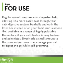 Tomlyn Laxatone Hairball Remedy Gel for Cats- Catnip Flavor (4.25 oz)