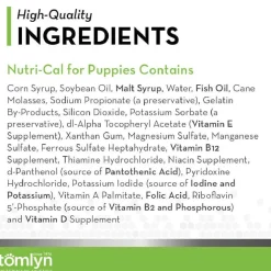Tomlyn Nutri-Cal Gel Malt Flavored High Calorie Nutritional Supplement for Puppies (4.25 oz)