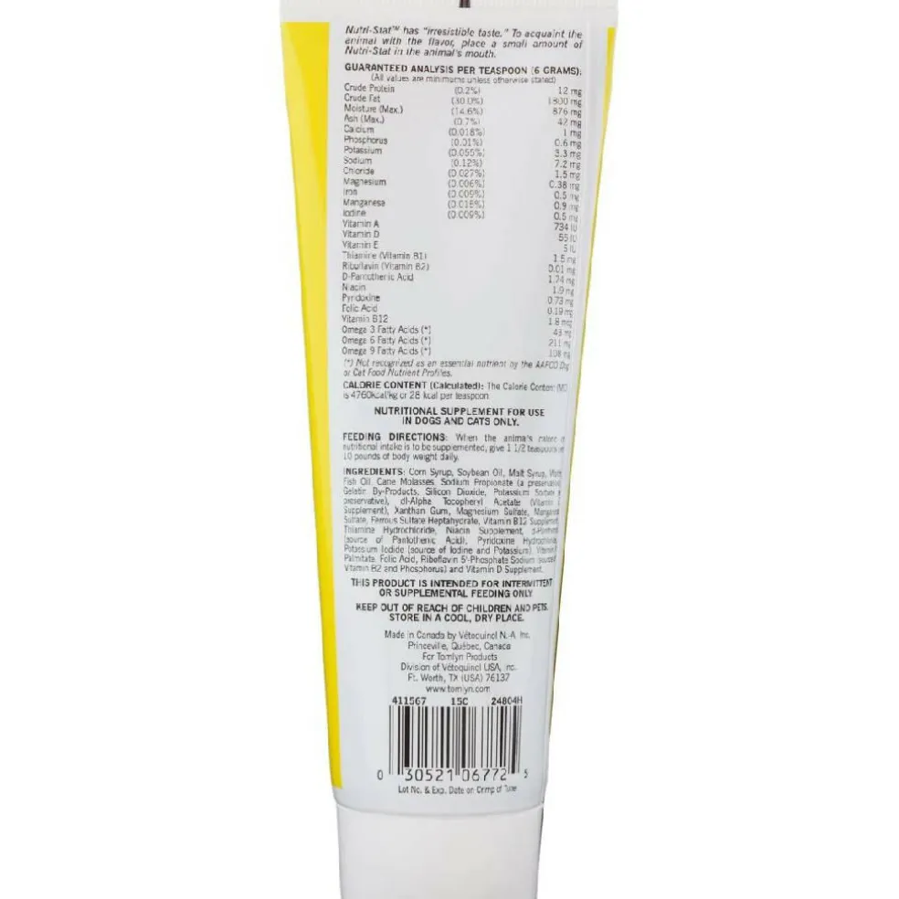Tomlyn Nutri-Stat Gel High Calorie Supplement for Dogs & Cats (4.25 oz)