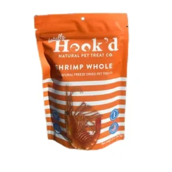 Totally Hook'd Freeze-Dried Whole Shrimp Dog & Cat Treats (2 oz)