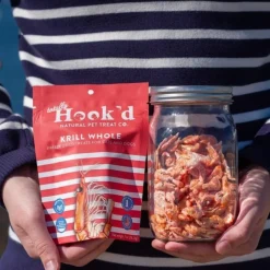 Totally Hook'd Freeze-Dried Whole Krill Dog & Cat Treats (1 oz)