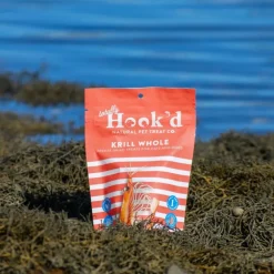 Totally Hook'd Freeze-Dried Whole Krill Dog & Cat Treats (1 oz)