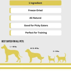 Totally Hook'd Freeze-Dried Whole Minnows Dog & Cat Treats