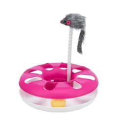 Trixie Cat Crazy Cricle with Plush Mouse Interactive Cat Toy