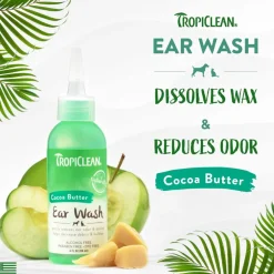 TropiClean Alcohol Free Ear Wash for Pets