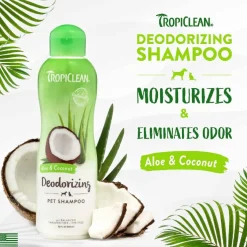 Tropiclean Aloe Moist Deodorizing Shampoo for Pets (20 oz)
