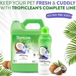 Tropiclean Awapuhi & Coconut Whitening Shampoo for Pets