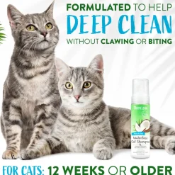 TropiClean Dander Reducing Waterless Cat Shampoo (7.4oz)
