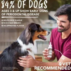 TropiClean Enticers Dental Cleaning Gel for Dogs Smoked Brisket Flavor