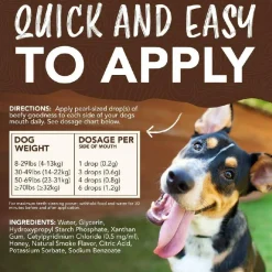TropiClean Enticers Dental Cleaning Gel for Dogs Smoked Brisket Flavor