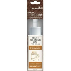 TropiClean Enticers Teeth Cleaning Gel for Dogs - Peanut Butter & Honey Flavor, 2oz