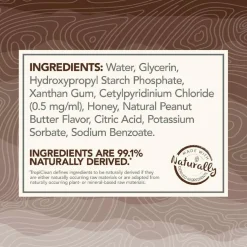 TropiClean Enticers Teeth Cleaning Gel for Dogs - Peanut Butter & Honey Flavor, 2oz
