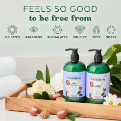 TropiClean Essentials Shea Butter Soothing Shampoo for Dogs Puppies & Cats (16 oz)