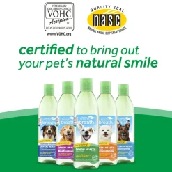 TropiClean Fresh Breath Advanced Whitening Dental Health Solution for Dogs